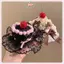 JRP Gothic Ren Bánh Tóc Dễ Thương Trẻ Em Kẹp Tóc Mũ Đội Đầu Phụ Kiện Tóc Kawaii Nữ Bé Gái Trang Trí Tóc JRP