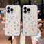 Ốp lưng iPhone trong suốt chống sốc họa tiết chấm bi nhiều màu iP-7/8Plus/XSMax/11/12/13/14/15/16/17/Pro/ProMax