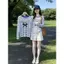 Milyfashion Kích Thước Lớn Rời Kem Chống Nắng Rời Mỏng Hơn Nhìn Nơ In Top Mùa Hè Mỏng Phong Cách Chống Nắng 0NOD