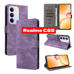 Dành Cho Realme C85 5G 4G Pro 2025 Ốp Điện Thoại Lật Dây Kéo Da Sang Trọng Vỏ RealmeC85 RealmeC85Pro C100i C100 C100X Khe Cắm Thẻ Ví Chống Sốc Giá Đỡ Mặt Sau