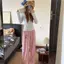 HelloKitty Cô gái dễ thương Dày nhung Đức Quần Pyjama thông thường dành cho nữ Thu Đông Phong cách mới Đi bộ Quần cong Quần dài mặc ngoài