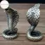 Hodou Cobra Đồ trang trí nhỏ Đồng thau rắn Bàn trà cổ nhỏ Đồng chạm khắc Đồng tay cầm Copperware Hương đốt VN