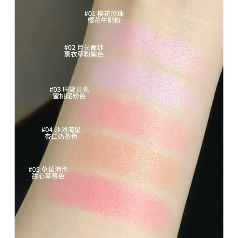 Phấn Má Flower Knows Shell Blush – Vỏ sò thiết kế sang trọng, màu má trong trẻo tự nhiên
