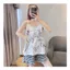 Bộ đồ ngủ bé gái hoạt hình cỡ lớn Bộ đồ ngủ mùa hè + Quần short Bộ đồ mặc nhà dễ thương
