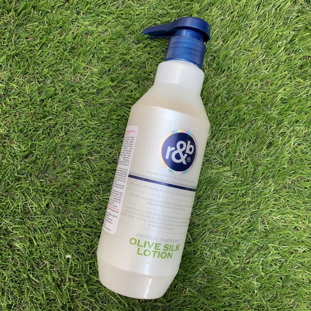 Kem dưỡng bóng tóc R&B Olive Silk Lotion 450ml [ MK ] NEW 2026