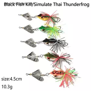 VFZ Xuyên Biên Giới Bán Mới 4.5cm 10.3g Thái Lan Gió Cứng Mồi Sấm Ếch Lá Gió Đường Chạy Mồi Cứng Cá Đặc Biệt Giết OTE