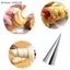 {AKIN} Ống Cannoli Inox Khuôn Nướng Bánh 6 Miếng Có Túi Ống Cho Gia Đình Làm Bánh Ngọt Bộ Món Tráng Miệng {a}