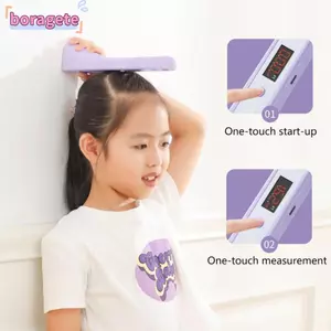Đồng hồ đo chiều cao BORAGETE, Thước đo chiều cao điện tử chính xác di động, Cân đo chiều cao có thể sạc lại bằng siêu âm Trẻ em