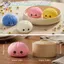 HFTOY Thư giãn bong bóng Fidget Toy Bóp Bun Bao gồm giỏ hấp để giảm căng thẳng ngay lập tức ~