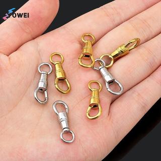 Móc chìa khóa kẹp tôm hùm bằng thép không gỉ hạng nặng YOWEI cho túi an toàn đính kèm VN