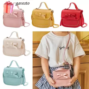 GAVESTO Trẻ Em Ví Và Túi Xách Nữ Son Môi Tote Túi Đeo Vai Cô Gái Nhỏ Tập Đi Ví