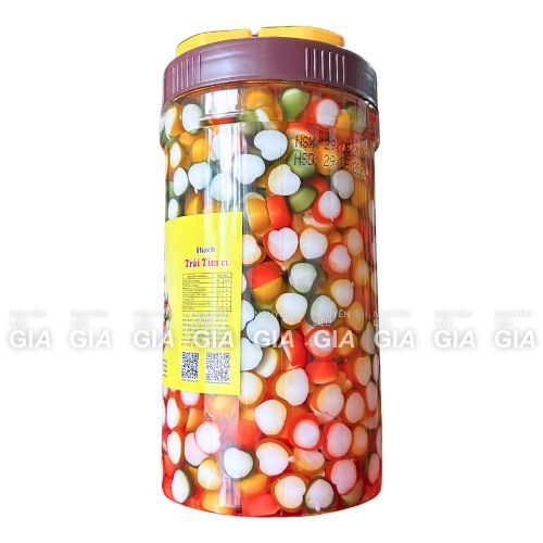 Thạch Chính Long hũ 2kg3 - TIM 4 MÀU