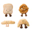 < Pluscloth > Gối bánh mì sang trọng mềm Bánh mì nướng dễ thương Croissant Baguette Đệm đồ chơi nhồi bông để trang trí nội thất Hỗ trợ thắt lưng Gối ôm ngủ trưa Thực phẩm hoạt hình Plushie cho trẻ em Người lớn Bánh mì vui nhộn