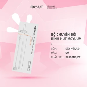 Thế hệ 3 - Bộ phụ kiện chuyển đổi bình hút Moyuum - Vàng/Hồng/Trắng
