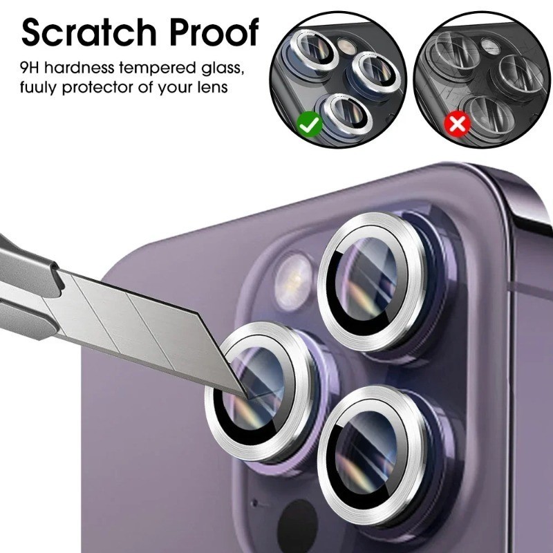 Dành Cho Xiaomi 17T 17TPro Ultra HD Điện Thoại Ống Kính Máy Ảnh Kính Cường Lực Cho Xiaomi 17T Pro 17TPro Hợp Kim Nhôm Kim Loại Mặt Sau Ống Kính Vòng Bảo Vệ