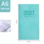 Máy tính xách tay lập kế hoạch GETVOW 2027 A6, Sách lịch trình dày cao cấp nhẹ di động, Thiết kế bỏ túi Bề mặt viết mịn Sổ tay hiệu quả 365 ngày