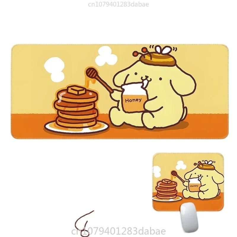Kích Thước Văn Phòng Phù Hợp Với Chuột Miếng Lót Bàn Thảm Sanrio Pompompurin Miếng Lót Chuột Hoạt Hình Bền Vững Bàn Phím Miếng Lót Chống Trơn Trượt Bàn Thảm
