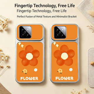 Ốp Lưng Cho xiaomi 14t 14 pro 14 ultra 5g Vỏ Điện Thoại Vỏ Mềm Chống Sốc Thiết Kế Mới Thẩm Mỹ Hoạt Hình Dễ Thương Hoa Cam Cho Bé Gái DSCSHD1