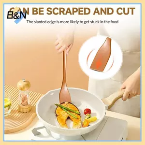 Thìa gỗ B & N Thìa cơm Muỗng súp Dụng cụ nấu ăn nhà bếp Gỗ tự nhiên an toàn và bền bỉ cho nhà bếp nhà hàng tại nhà.