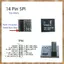Mô-đun bảo mật mã hóa TPM 2.0 Thẻ điều khiển từ xa 14 Pin SPI TPM2.0 Mô-đun bảo mật cho bo mạch chủ