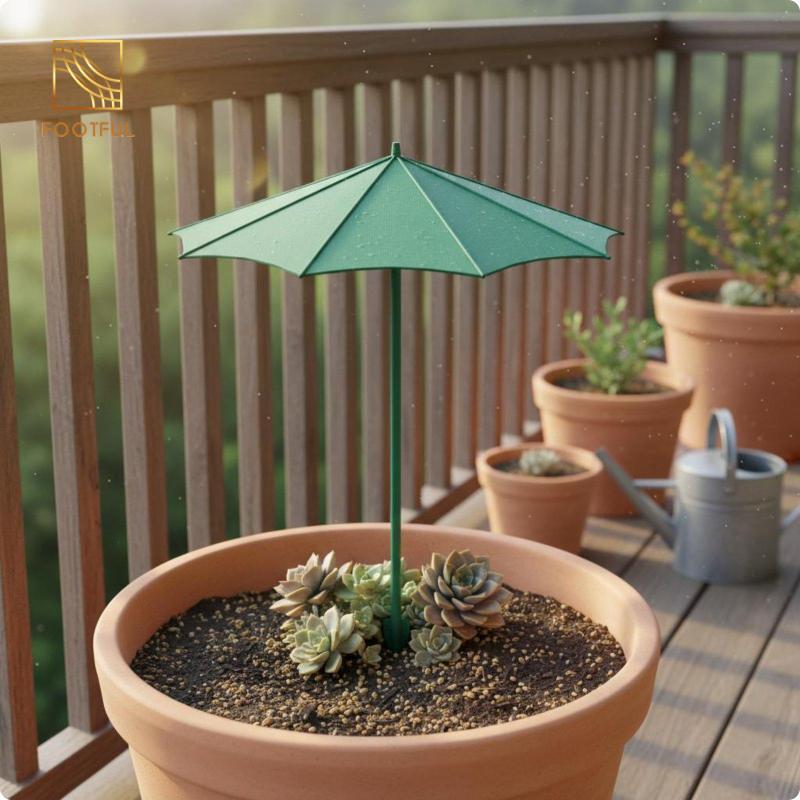 Sun Shade Cover Block Plant Umbrella Phụ kiện sân vườn dù chịu thời tiết cho hoa chậu ngoài trời