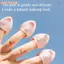 FAVORITEGOODS 30 chiếc Phấn Puff, Bột trang điểm miễn phí có thể giặt được, Puff ngón tay khô và ướt không gây dị ứng ngẫu nhiên Thân thiện với du lịch