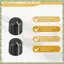10 Cái Núm Điều Khiển Điện Áp Cho Đàn Guitar Điện Âm Lượng Núm Đen D Loại 6mm