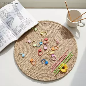 26 Bộ dụng cụ dệt kim may mắt lớn Kim sợi cùn & Kim dệt nhựa & Móc Loing Counter Stitch Markers Tools [VN]