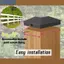 <cosyh>Fence Post Covers Easy Installation Kit Fits Standard 4x4 Posts Deck Post Covers