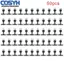 <cosyh>Useful System Adjustable Hose Tool Set 1/4" 1/4 Applicators Micro flow drip head
