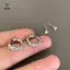 4 Cái / bộ Bông Tai Vòng Zircon Pha Lê Tinh Tế Thời Trang Cho Nữ Bé Gái Bông Tai Hàng Ngày Phụ Kiện Y2K Quà Tặng Trang Sức [Mina]
