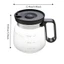 Cốc cà phê thủy tinh trong suốt DONOVANQQ, Nồi cà phê chịu nhiệt 16 Oz, Máy rửa chén dễ dàng vệ sinh an toàn với tỷ lệ Nắp du lịch Cốc trà văn phòng