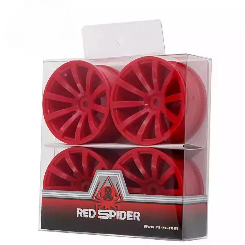 4 52mm 12mm Lục Giác 1 / 10 RC Trên Đường Trôi Đua Xe Ô Tô Bánh Xe Nhựa Vành Bánh Xe Trung Tâm Cho Tamiya XV02 Kyosho HSP HPI Sakura Trxs RedCat