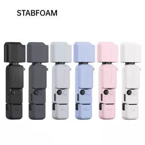 STABFOAM Bảo Vệ, Vỏ Bảo Vệ Camera Chống Trầy Xước Mềm, Da Tay Silicon Bảo Vệ Ống Kính Nhẹ Cho DJI Osmo Pocket 4 Phụ Kiện Máy Ảnh
