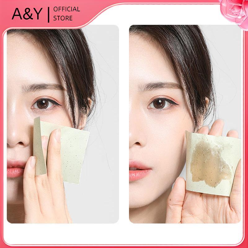 A & Y 300 Cái / hộp Kiểm Soát Dầu Mặt Giấy Thấm Hút Kiểm Soát Dầu Mặt Khăn Lau Lau Tấm Thấm Dầu Giấy Chăm Sóc Da Mặt.