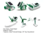 < Pluscloth > Bộ đồ chơi robot năng lượng mặt trời 6 trong 1 - Robot chạy bằng năng lượng mặt trời cho chó tàu hơi nước Cối xay gió Mô hình máy bay ô tô dành cho trẻ em Dự án giáo dục và khám phá khoa học Thân cây Năng lượng mặt trời thủ công
