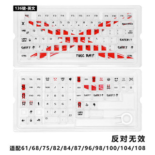 [Ship nhanh] Keycap HUNTER X Trong Suốt 136 Phím – Profile Cherry - Nhựa PC-Xuyên LED - CooBeStore