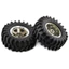 4 36mm 3mm Hex 0.7 "Kim Loại RC Bánh Xích Beadlock Lốp Và Bánh Xe Cho 1 / 30 Trục SCX30 Ford Bronco Wrangler K10 Nâng Cấp Phần