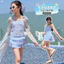 Đồ Bơi In Hình Bé Gái Mùa Hè 2026 Phong Cách Mới Trẻ Em Mỏng Dài Tay Top + Sling Đồ Bơi Ngọt Ngào