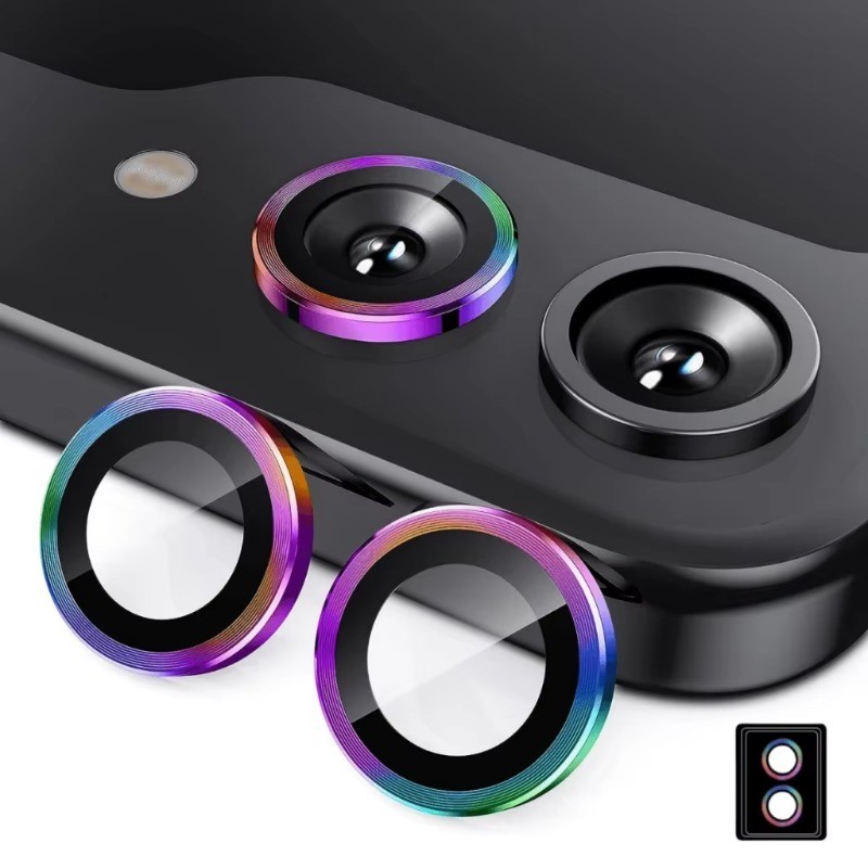 Dành Cho Samsung Galaxy Z Fold Flip 5 Điện Thoại Camera Bảo Vệ Ống Kính Vòng Dành Cho Samsung Galaxy W24 Flip 5G Hợp Kim Nhôm Bảo Vệ Kính Cường Lực Ống Kính Phim