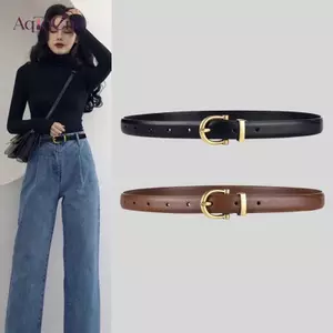 AqToCna Thiết Kế Sang Trọng Nữ Thắt Lưng Da PU Nữ Thời Trang Kim Loại Thắt Lưng Bule Dây Thắt Lưng Xu Hướng Chất Lượng Cao AqToCna