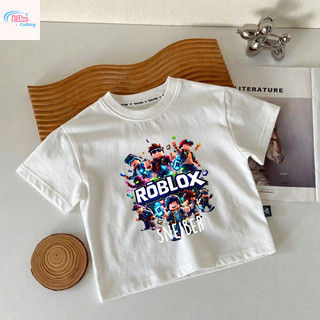 Áo Thun Trẻ Em Roblox Sinh Nhật, Vải Cotton, Thời Trang Game, Cho Bé Trai Mùa Hè, Size 90-150