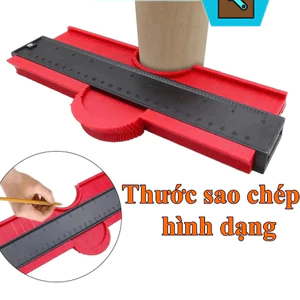 Thước sao chép hình dạng 120mm 250mm, Thước đo lấy góc đường viền, góc mẫu cắt gạch đá, đồ dùng-TOOLIX