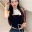 Slimer Look Niche Halterneck Áo len dệt kim hàng đầu nhỏ mùa hè Hot Girl Ngắn khâu cao cấp sang trọng Tất cả