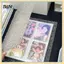B & N 6 Lỗ Album Thư Mục A5 Chất Kết Dính Bìa Thẻ Ảnh Bộ Sưu Tập Người Tổ Chức Acrylic Water Ripple Album Trong Suốt.