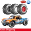 4 Bánh xe lốp địa hình khóa học ngắn 80mm cho 1 / 14 1 / 16 Traxxas Mini Slash RC Nâng cấp các bộ phận