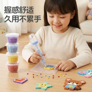Doudou Dot Push Type Doudou Pen Hand diy Công cụ phụ trợ Ba chiều Fusion Bean Bộ đồ chơi giải nén giáo dục Batch I9EU