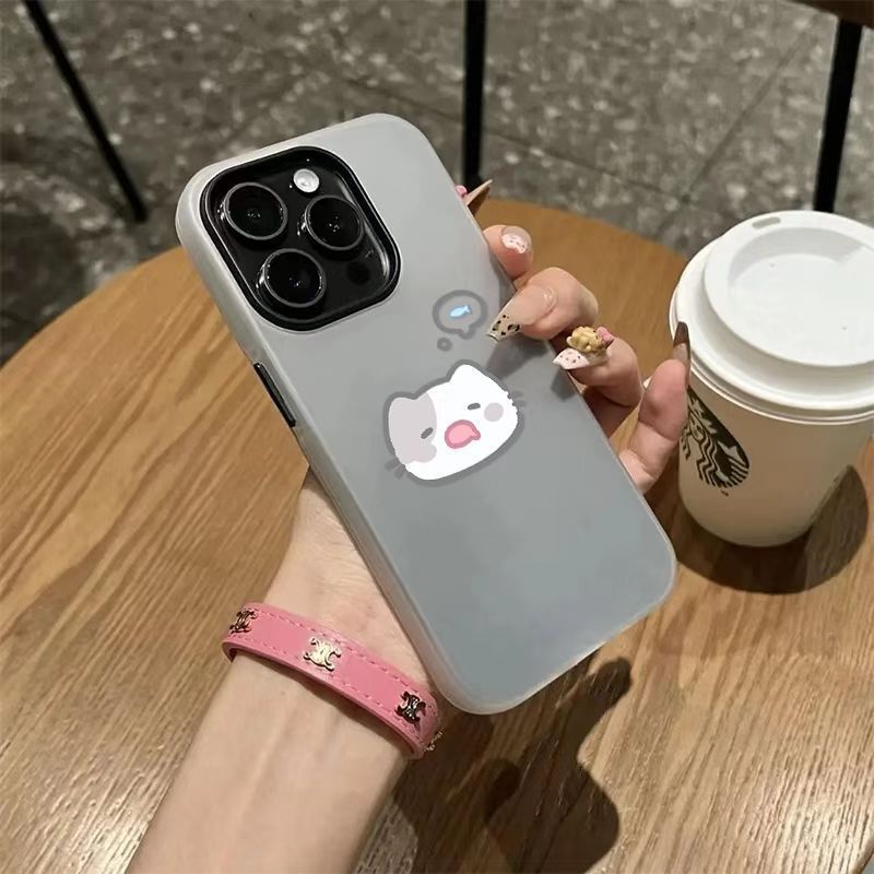 Mèo muốn cá kẹo dẻo hai trong một, phù hợp với vỏ điện thoại 17air iPhone 12/13/Promax