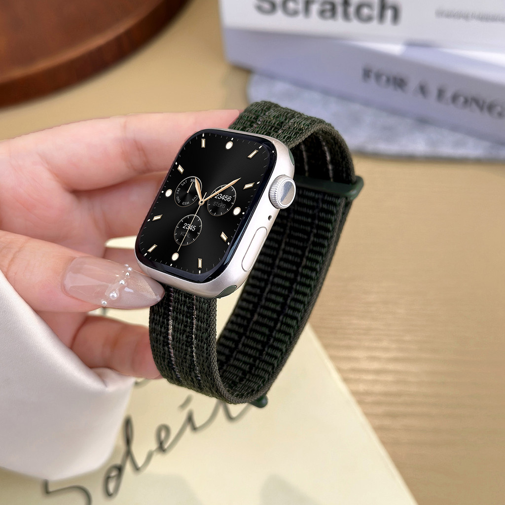Dây đeo vòng Nyon cho Apple Watch Ultra3 / 2 / 1 49mm Series11 / 10 46mm 42mm 9 8 7 6 5 SE3 45mm 40mm 44mm 41mm