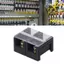 apill Dải đầu cuối hai hàng M6 Vít chuyên nghiệp 600V 100A Mạ cố định có nắp cầu cho hệ thống phân phối TC (2 vị trí (1002))